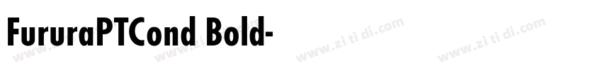 FururaPTCond Bold字体转换